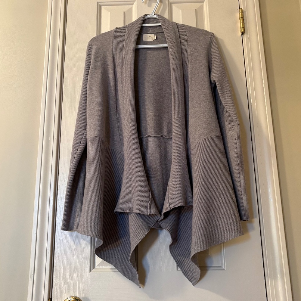 Dreamers by Debut Size Medium Gray Cartigan